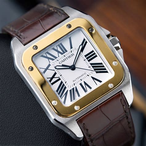 cartier santos watch price|cartier watches santos 100 price.